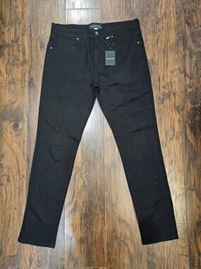 Good Counsel Malone Stretch Jeans Size 40W Black New